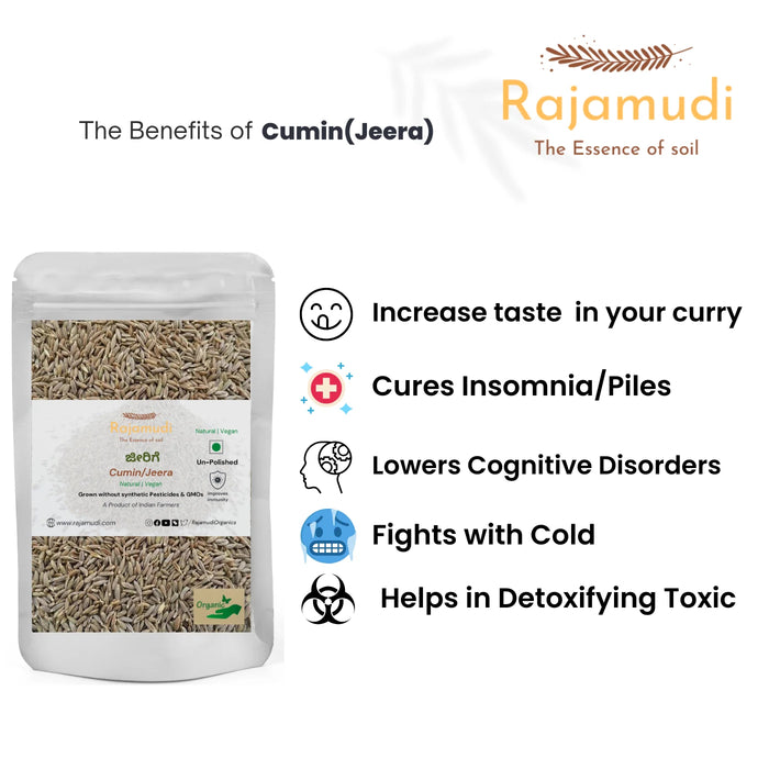 Rajamudi Organic Jeera/Cumin