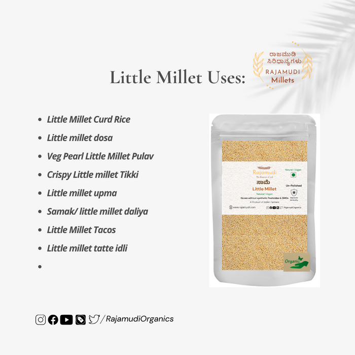 little millet uses