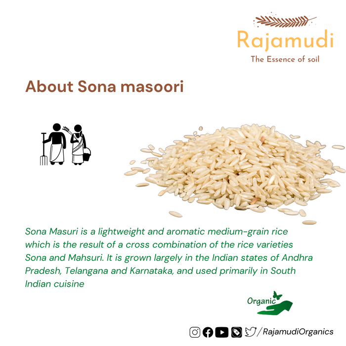 About Sona masoori Rice