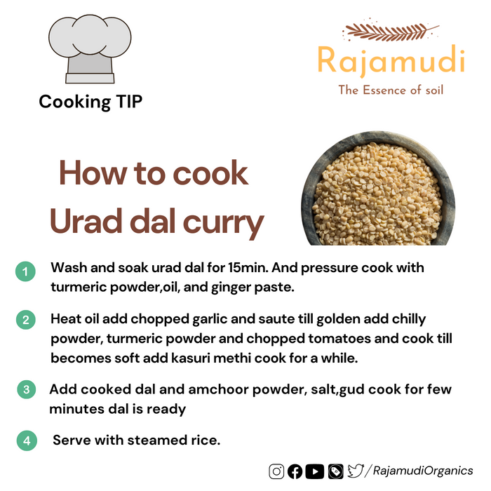 how to cook urad dal