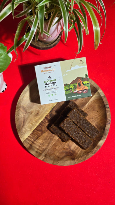 Organic Coconut Jaggery Barfi - The Everyday Dessert