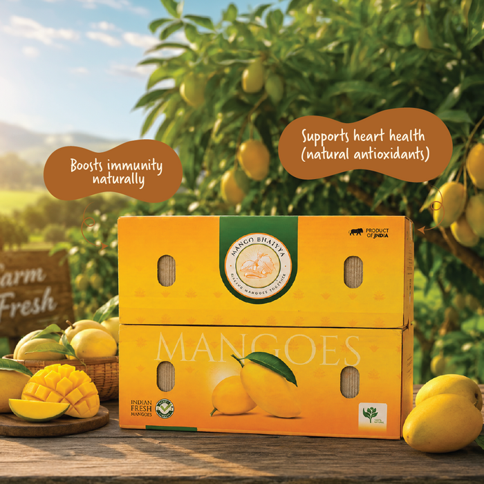 Organic Sindhura Mango — The Honey Mango of South India (3 KG)  | No Carbide, No Chemicals - Rajamudi Organics