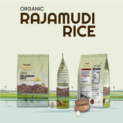Authentic Rajamudi Rice (UnPolished) - Low GI, Heritage Rice | Certified Organic