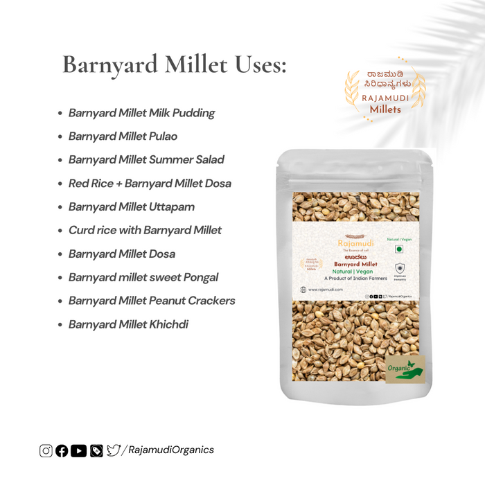 barnyard millet users