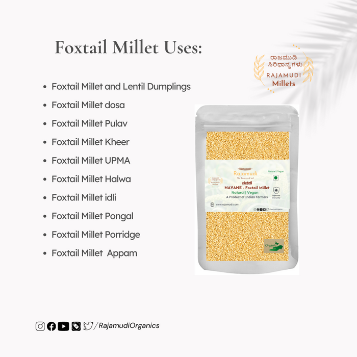 foxtail millet uses