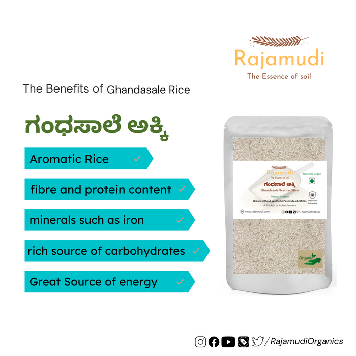 benefits of Ghandhasale Rice