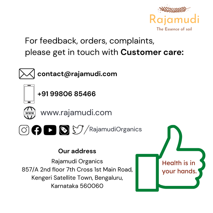 support of rajamudi brand